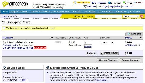 Name Cheap Coupon October 2010 - GETITCHEAPER